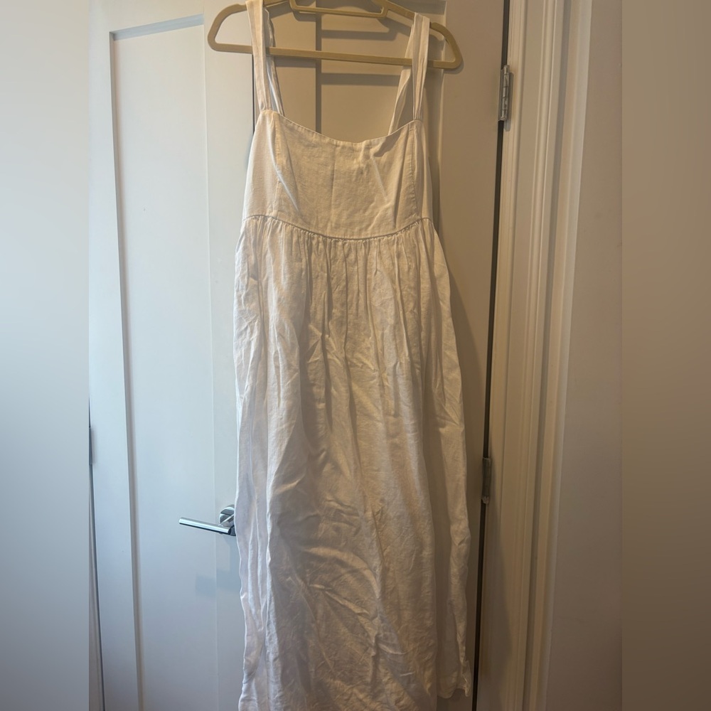 J. Crew White Maxi Dress